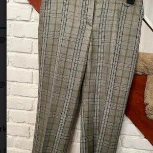 Burberry London Classic Nova Check Crop Trouser Size 6